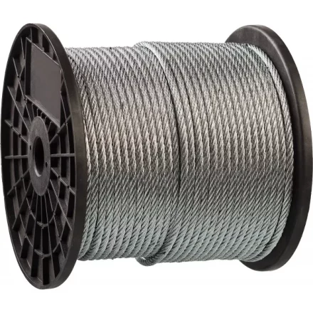 Трос стальной ЗУБР &quot;ПРОФЕССИОНАЛ&quot;, оцинкованный, DIN 3055, d=2 мм, L=200 м 4-304110-02 купить в Уфе