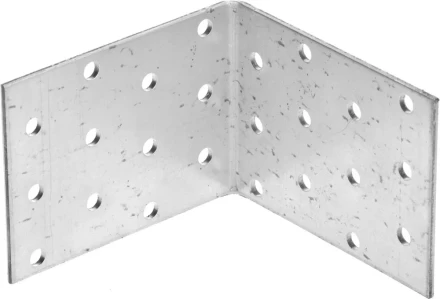 Крепежный угол ЗУБР &quot;МАСТЕР&quot; равносторонний, 60х80х80мм, 20шт 310205-060-080 купить в Уфе