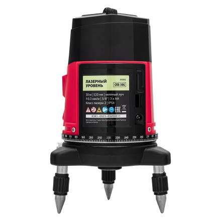 Лазерный уровень MTX CRX-30G, 30 м, зеленый луч, батарейки, резьба 5/8&quot; 35032 купить в Уфе