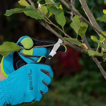 Нож садовый Palisad, 165 мм, складной, окулировочный, пластиковая рукоятка, 790547 купить в Уфе