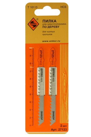Пилка для электролобзика T101 D 2 шт. Энкор 27123 купить в Уфе
