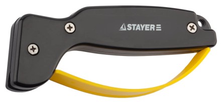 Точилка STAYER &quot;MASTER&quot; универсальная, для ножей, с защитой руки, рабочая часть из карбида 47513 купить в Уфе