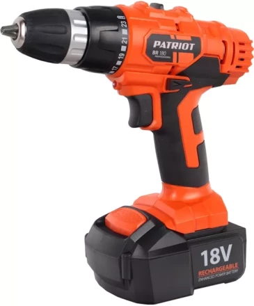 Дрель-шуруповерт аккумуляторная PATRIOT BR 180 в кейсе купить в Уфе