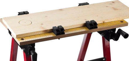 Верстак столярный ЗУБР &quot;МАСТЕР&quot; складной, 605х635х805 мм 38726 купить в Уфе