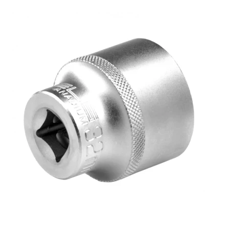 Головка торцевая 32 мм двенадцатигранная CrV под квадрат 1/2 хромированная Stels 13674 купить в Уфе