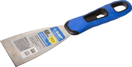 Шпатель ЗУБР &quot;ПРОФЕССИОНАЛ&quot; профилированное нержавеющее полотно, 2к ручка, 60мм 10049-06_z03 купить в Уфе