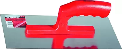 Гладилка из нерж. стали 280 х 130 мм зеркальная полировка пластмас. ручка  MATRIX 86776 купить в Уфе