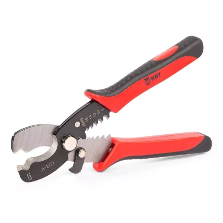 Ножницы для резки проводов КВТ MC-06 до 15 мм с функцией зачистки изоляции (85934) купить в Уфе