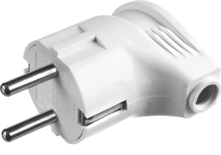 Вилка MAXElectro электрическая, 16А/220В, угловая, с заземлением, белая, STAYER 55161-W купить в Уфе