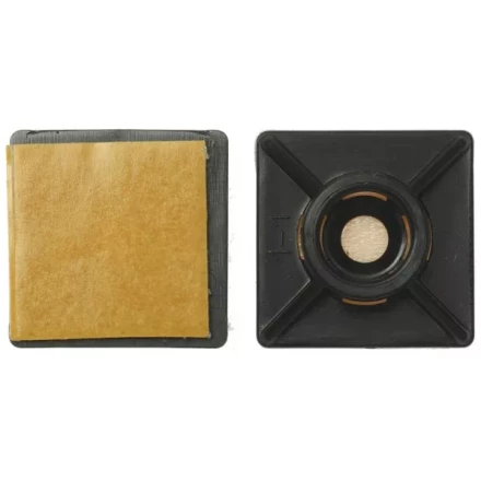 Площадка ЗУБР "МАСТЕР" под хомут нейлоновая, самоклеящаяся, 27 x 27 мм, 5 шт 4-309176-27-27 купить в Уфе