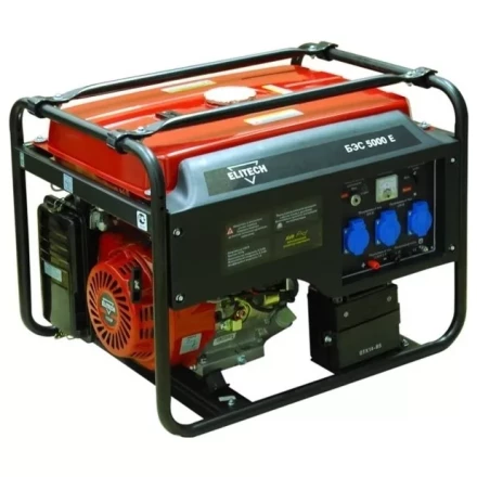 Бензогенератор Elitech БЭС 5000 Е купить в Уфе