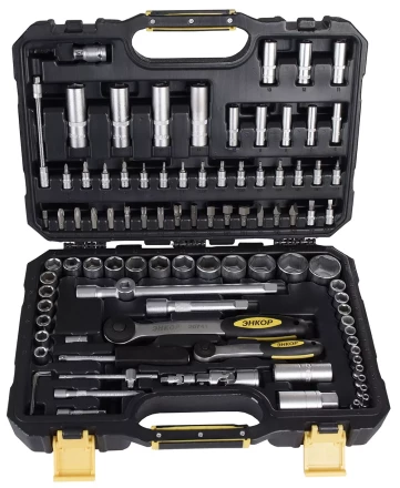 Набор инструмента 94 предметов пластиковый кейс 57057 купить в Уфе