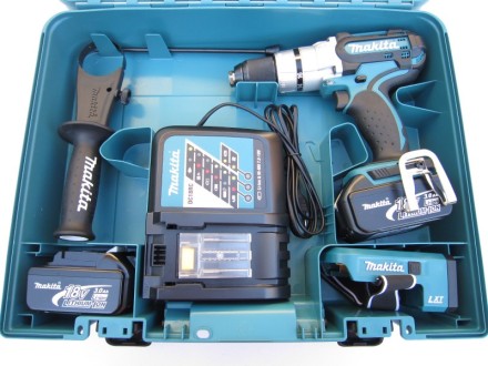 Дрель-шуруповерт аккумуляторная Makita DHP 454 RFE купить в Уфе