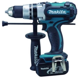 Дрель-шуруповерт аккумуляторная Makita DHP 454 RFE