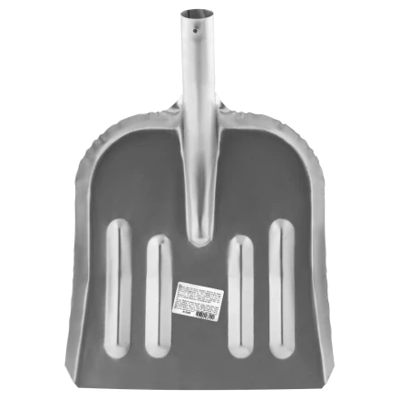 Лопата для уборки снега стальная оцинкованная, 320 х 340 мм, без черенка, Россия 615365 купить в Уфе