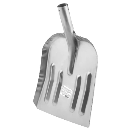 Лопата для уборки снега стальная оцинкованная, 320 х 340 мм, без черенка, Россия 615365 купить в Уфе