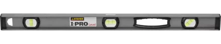 Уровень STAYER &quot;PROFESSIONAL&quot; I-PROLevel, усилен рельс с ручками, утолщен особопрочн профиль, точность 1мм/м, 3 ампулы, 80см 3477-080 купить в Уфе