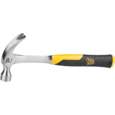 Молоток-гвоздодер JCB цельнокованый, двухкомпонентная виброгасящая рукоятка, 450г JHM003 купить в Уфе