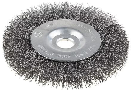 Щетка STAYER дисковая для точильно-шлифовального станка, витая сталь 0,3мм, 175/12,7/16мм 35185-175 купить в Уфе