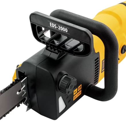 Пила цепная электрическая Denzel EDS-2000, 2 кВт,продольная, шина 40 см, шаг 3/8, паз 1.3 мм, 56 звеньев 95618 купить в Уфе