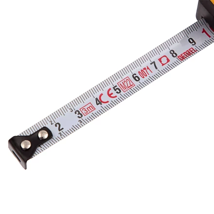 Рулетка Denzel 3м х 13мм, двухкомп. корпус, кнопка-пауза, 31540 купить в Уфе