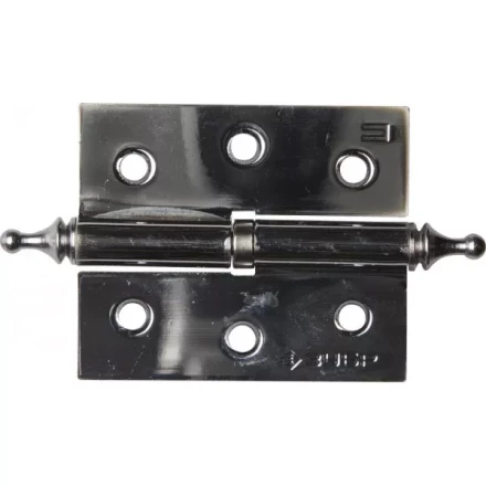 Петля дверная разъемная ЗУБР "ЭКСПЕРТ", 1 подшипник, цвет хром (CP), правая, с крепежом, 75х63х2,5мм, 2 шт 37605-075-2R купить в Уфе