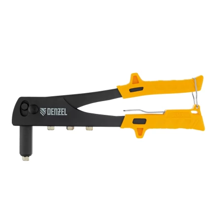 Заклепочник ручной Denzel, 255 мм, заклепки 2,4-3,2-4,0-4,8 мм, 40440 купить в Уфе