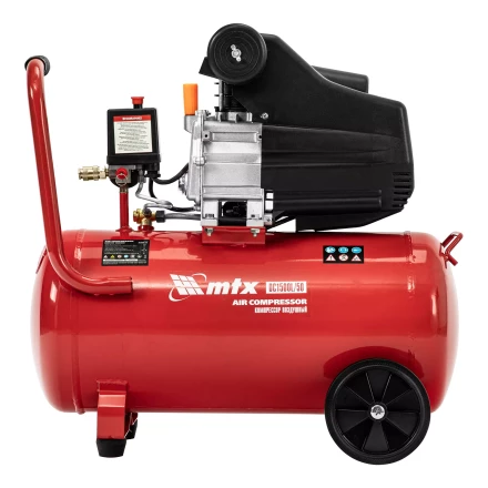 Компрессор воздушный MTX DC1500L/50, 1,5 кВт, 50 л, 210 л/мин 58018 купить в Уфе