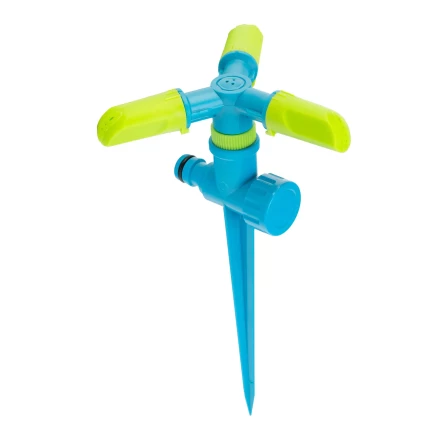 Разбрызгиватель вращающийся Palisad 65812, 3 лопасти, на пике, ABS-пластик, LUXE купить в Уфе