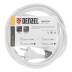 Шнур сетевой Denzel Energy Series, ПВС, 3 м, 2 x 1 мм, с неразборной вилкой, белый, 3 м, 37664 купить в Уфе