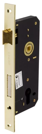 Корпус врезного замка ЗУБР &quot;ЭКСПЕРТ&quot;, с защелкой, межосевое расстояние 85мм, прямоугольный ригель 52010_z01 купить в Уфе