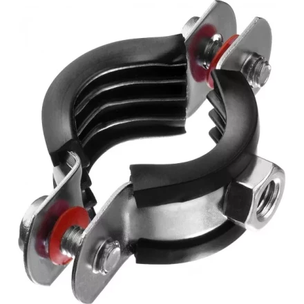 Хомут трубный с гайкой, оцинкованный, 3/4", 9шт, ЗУБР Мастер 37850-25-29 37850-25-29 купить в Уфе