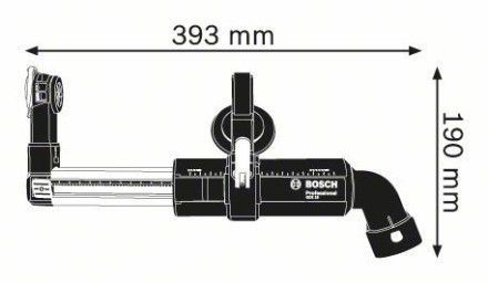 Насадка для пылеудаления Bosch GDE 16 Cyl (1.600.A00.1FJ) купить в Уфе