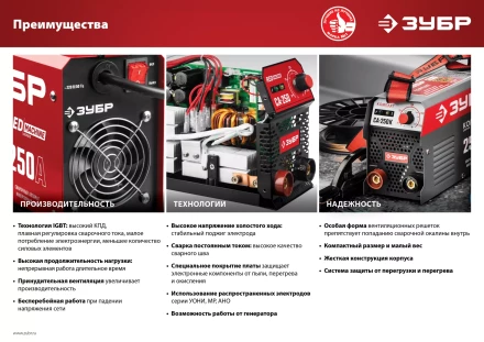 Сварочный инвертор ММА СА-220К серия МАСТЕР купить в Уфе