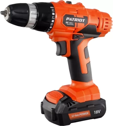 Дрель-шуруповерт аккумуляторная PATRIOT BR 180Li в кейсе купить в Уфе