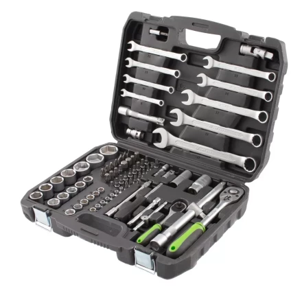 Набор инструмента 83 предмета, 1/2&quot;, 1/4&quot; Сибртех 13500 купить в Уфе