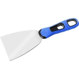 Шпатель ЗУБР "ПРОФЕССИОНАЛ" профилированное нержавеющее полотно, 2к ручка, 80мм 10049-08_z03