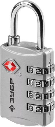 Замок багажный кодовый TSA 4 диска серия ПРОФЕССИОНАЛ купить в Уфе