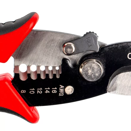 Ножницы для резки проводов КВТ MC-07 до 15 мм с функцией зачистки изоляции (86619) купить в Уфе