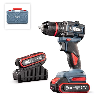 Дрель-шуруповерт аккумуляторная бесщеточная КВТ DB-20-13 с максимальным размером оснастки до 13 мм (102588) купить в Уфе