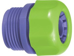 Соединитель пластмассовый  для шланга 1/2&quot; с внешней резьбой 3/4&quot;  PALISAD 66145 купить в Уфе