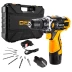 Дрель аккумуляторная DEKO DKCD12FU-Li SET3, 063-4173, в кейсе + оснастка 13 шт купить в Уфе