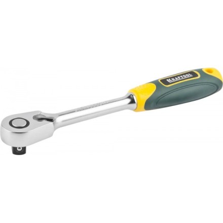 Трещотка для торцовых головок KRAFTOOL &quot;PRO&quot;, Сr-V сталь, 60 зубцов, 1/2&quot; 27794-1/2_z02 купить в Уфе