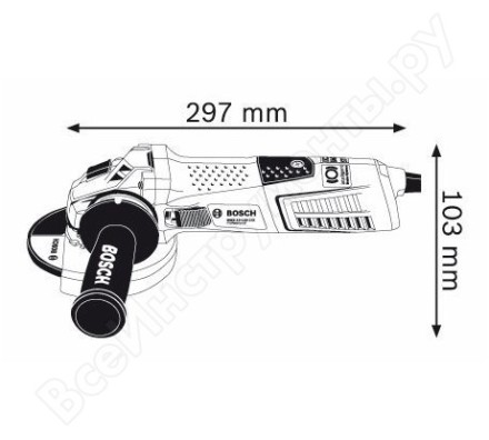 УШМ BOSCH GWS 12-125 CIX (0.601.793.102) купить в Уфе