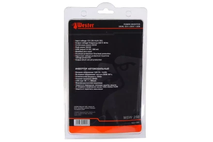 Автомобильный инвертор WESTER MSW250 купить в Уфе