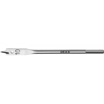 Сверло по дереву перовое, шестигранный хвостовик, DEXX 2945-10, d=10мм 2945-10 купить в Уфе