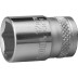 Торцовая головка KRAFTOOL &quot;INDUSTRIE QUALITAT&quot;, Cr-V, FLANK, хромосатинированная, 1/4&quot;, 12 мм 27815-12_z01 купить в Уфе