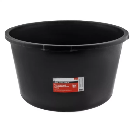 Таз круглый строительный усиленный, 90 л Matrix 81469 купить в Уфе