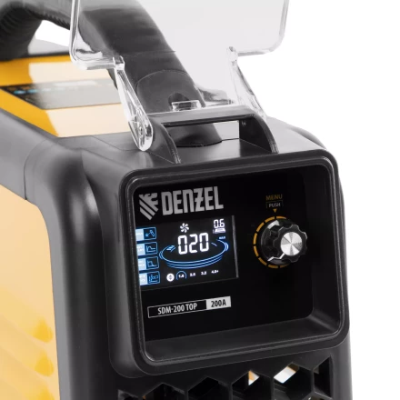 Аппарат инвертор. дуговой сварки SDM-200 Top, 200 А, ПВ 80%// Denzel 94356 купить в Уфе