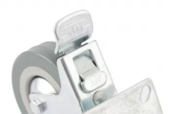 Колесо поворотное с тормозом d-100мм крепление платформенное СИБРТЕХ 68721 купить в Уфе